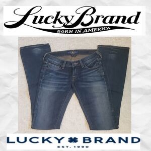 Lucky Brand Women's Blue Denim with Subtle Fading
